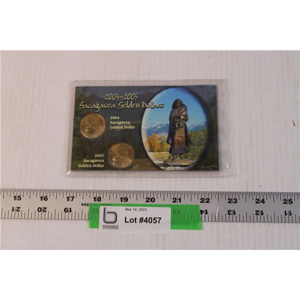 Collectible Coins - Sacagawea Golden Dollars, 2004-2006