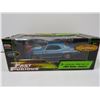 Image 2 : Fast & Furious Die Cast 1969 Camaro (1:24 scale - box is worn)