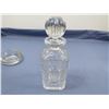 Image 5 : Cut Glass Decanter - Glass Dish
