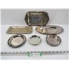 Image 1 : Assortment of Silver Plated Trays