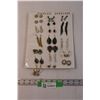 Image 1 : Lot of Assorted Earrings for Pierced Ears - Rhinestones