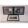 Image 1 : (3) Vintage Frames with Automotive Pictures