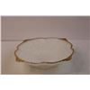 Image 2 : Vintage Gold Trimmed Milk Glass Bowl