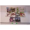 Image 1 : (10) Lot of Various Wii Games - Wii Fit, NHL, Rock Band, Just Dance
