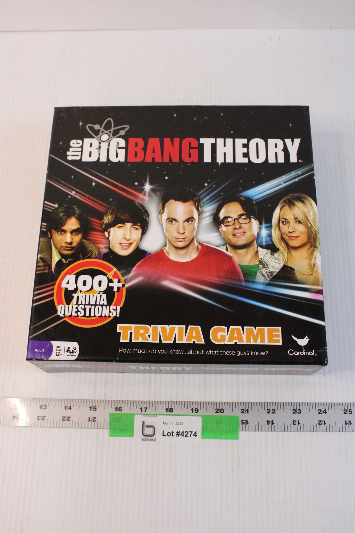 The Big Bang Theory Trivia Game Bodnarus Auctioneering