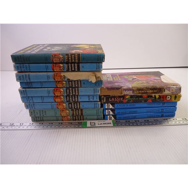 (9) Older Hardy Boys,(3) Newer,Lassie,Trixie Belden