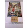 Image 1 : 1946 Cyrillic / English Calendar (Russian or Ukrainian? Incomplete)