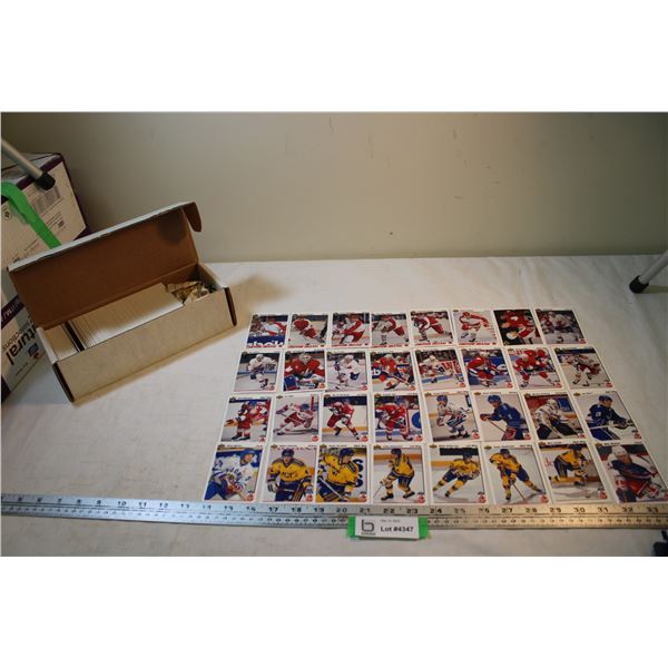 Box of 1991-92 Upper Deck Hockey Cards (1-500)