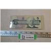 Image 1 : 1986 5 Dollar Canadian Bill