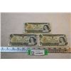 Image 1 : (3)1973 1 Dollar Canadian Bills