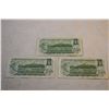 Image 5 : (3)1973 1 Dollar Canadian Bills