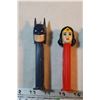 Image 2 : (4) Pez Dispensers (Batman, Wonder Woman, Boba Fet)