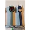 Image 3 : (4) Pez Dispensers (Batman, Wonder Woman, Boba Fet)