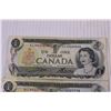 Image 2 : (4) 1973 Canadian 1 Dollar Bills