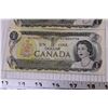Image 3 : (4) 1973 Canadian 1 Dollar Bills