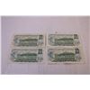Image 6 : (4) 1973 Canadian 1 Dollar Bills