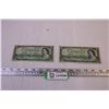 Image 1 : (2) 1954 Canadian 1 Dollar Bills