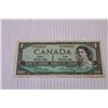 Image 2 : (2) 1954 Canadian 1 Dollar Bills