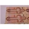 Image 2 : (8) 1986 Canadian 2 Dollar Bills (poor)