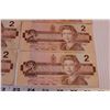 Image 4 : (8) 1986 Canadian 2 Dollar Bills (poor)