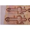 Image 5 : (8) 1986 Canadian 2 Dollar Bills (poor)