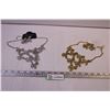 Image 1 : (2) Horse Themed Necklace and Earring Sets (Gold and Silver)