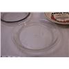 Image 3 : (4) Glass Pie Plates + Sunburst Oven Safe Bowl
