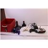 Image 1 : (7) Assorted Controllers/ Joysticks + Storage Box