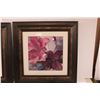 Image 3 : (2) Framed Flower Pictures