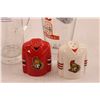 Image 2 : (3) Beer Glasses + Sports Salt & Pepper Shakers