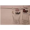 Image 6 : (3) Beer Glasses + Sports Salt & Pepper Shakers