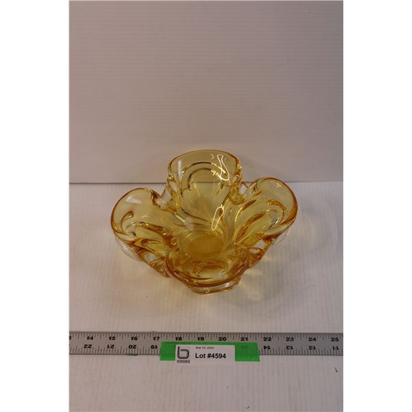 Vintage Glass Bowl Decor