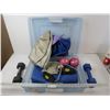 Image 1 : Tote of Fitness Gear (Weights, Yoga Mat, Yoga Balls Etc.)