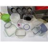 Image 2 : Lot of Assorted Kitchen Storage and Baking Items