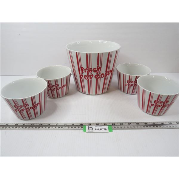 (5) Popcorn Bowls