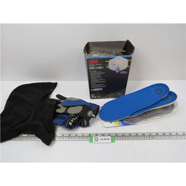 3M Cool Flow Masks - Hood - Insoles - Work Gloves