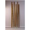 Image 1 : (6) Wooden Meter Sticks