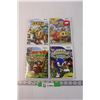 Image 1 : (4) Wii Games (Donkey Kong, Pac-Man, Super Stars Kart Etc.)