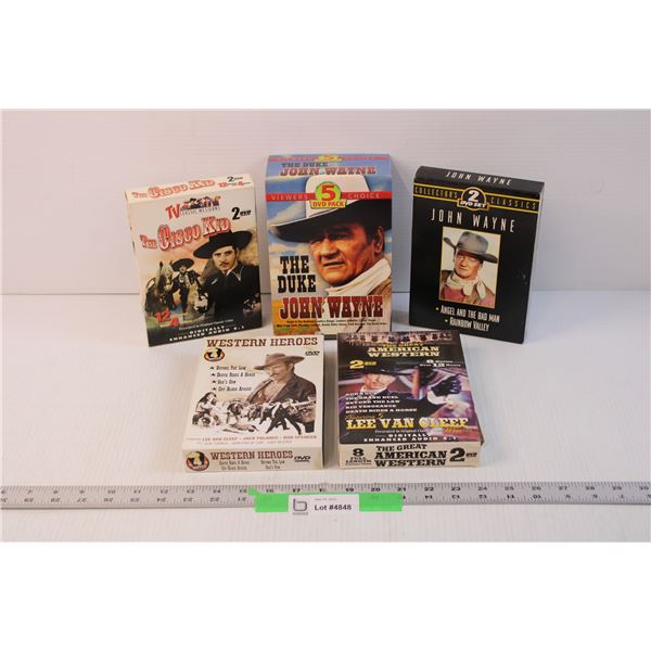 (5) Western Themed DVD Sets