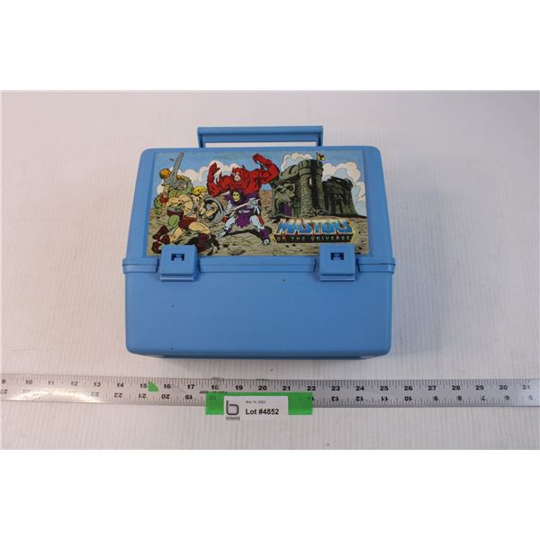 Plastic Masters of the Universe Thermos Lunch Box (incomplete)