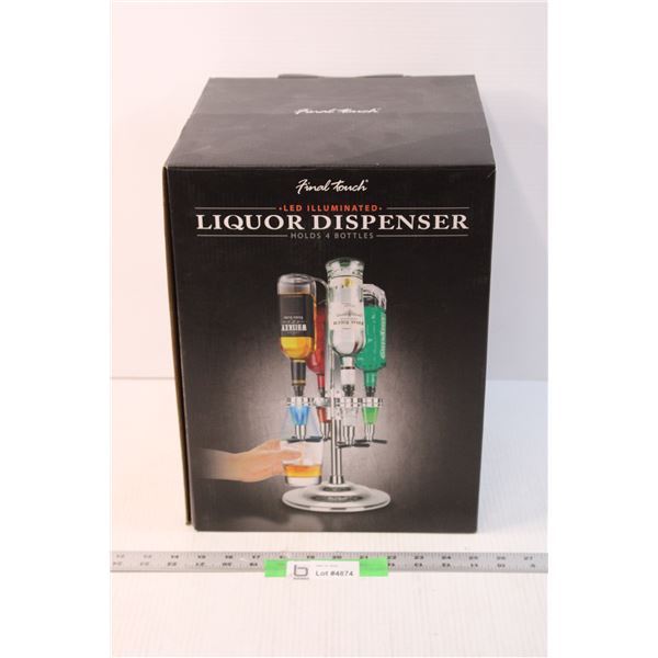 Final Touch LED Illuminated Liquor Dispenser