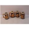 Image 2 : (4) Vintage Ceramic Beer Steins