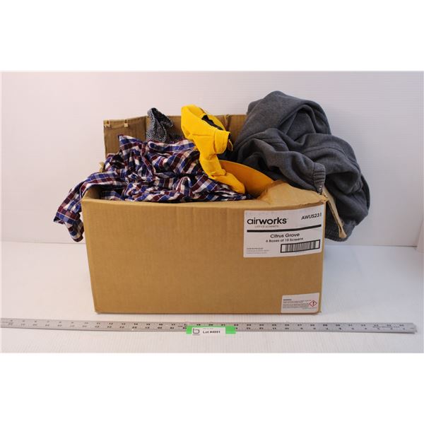 Box of Assorted Men's Clothing