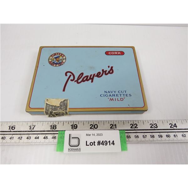 Vintage Players Cigarette Tin