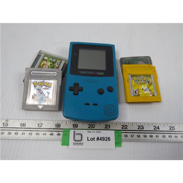 Game Boy Color w/Games