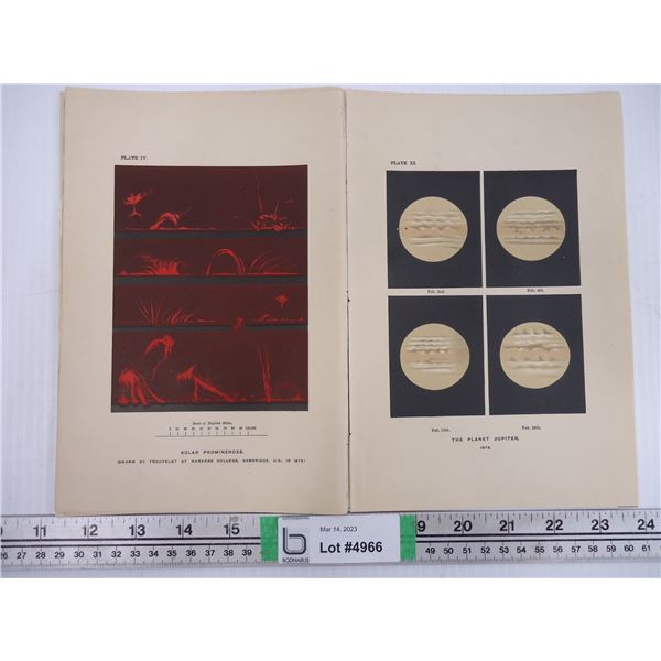 (5) Lithographs of The Solar System/Planets