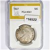 Image 1 : 1827 Capped Bust Half Dollar PGA MS61