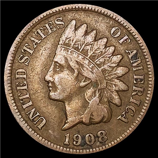 1908-S Indian Head Cent LIGHTLY CIRCULATED