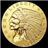 Image 1 : 1908 $2.50 Gold Quarter Eagle LIGHTLY CIRCULATED