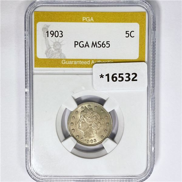 1903 Liberty Victory Nickel PGA MS65